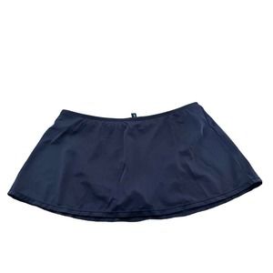 Jantizen Women’s Swim Skirt Navy Blue Modest size 14